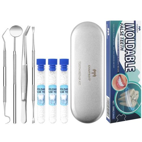 Moldable tooth repair kit - moldable,