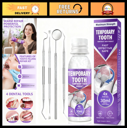 Tooth repair kit - -, temporary