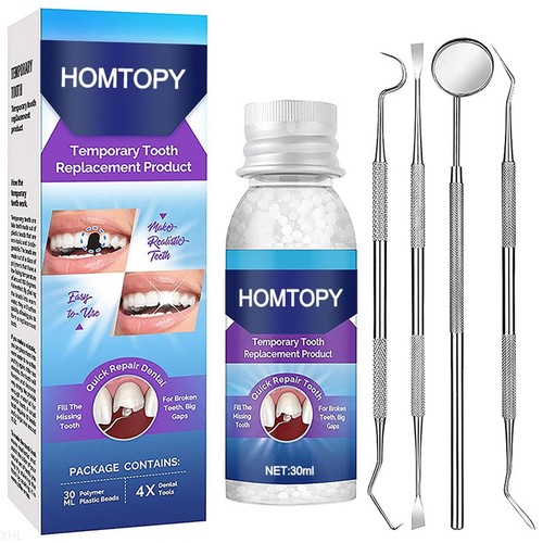 Tooth repair kit broken - tooth,