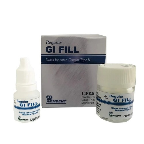 Ammdent permanent white teeth - white,