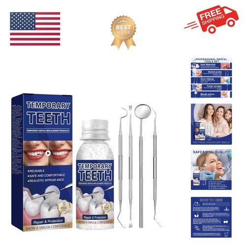 Tooth repair kit moldable - repair,